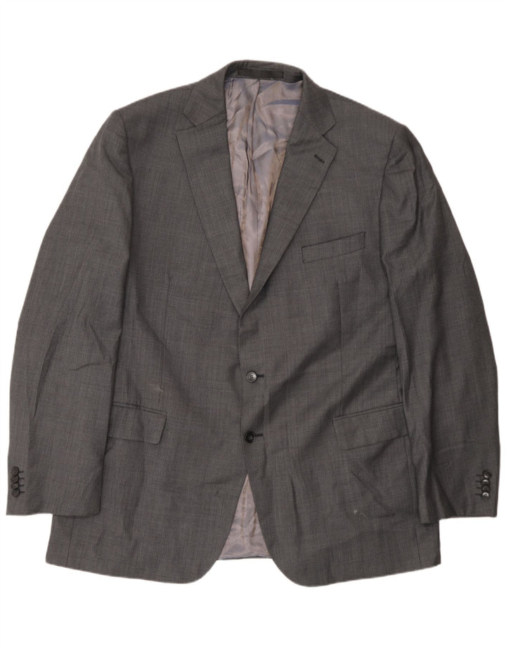 Marks & Spencer muška jakna s 2 gumba UK 46 XL siva vuna