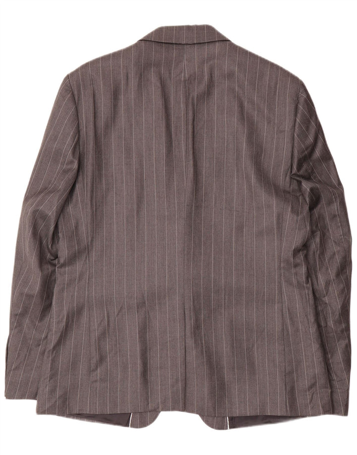 Zara muška jakna sako s 1 gumbom EU 54 XL na sive pruge