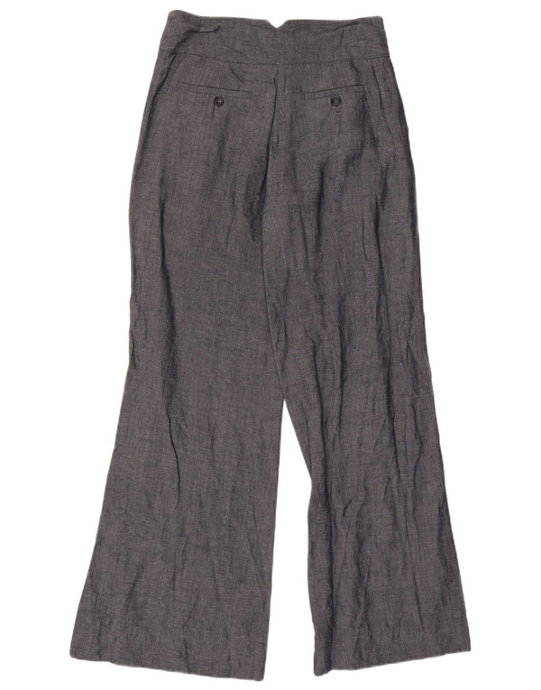 Marks & Spencer Womens Chino Trousers UK 10 Small W27 L32 Navy Blue