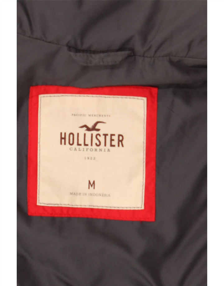 Hollister ženska podstavljena jakna UK 12 srednje sivi poliester