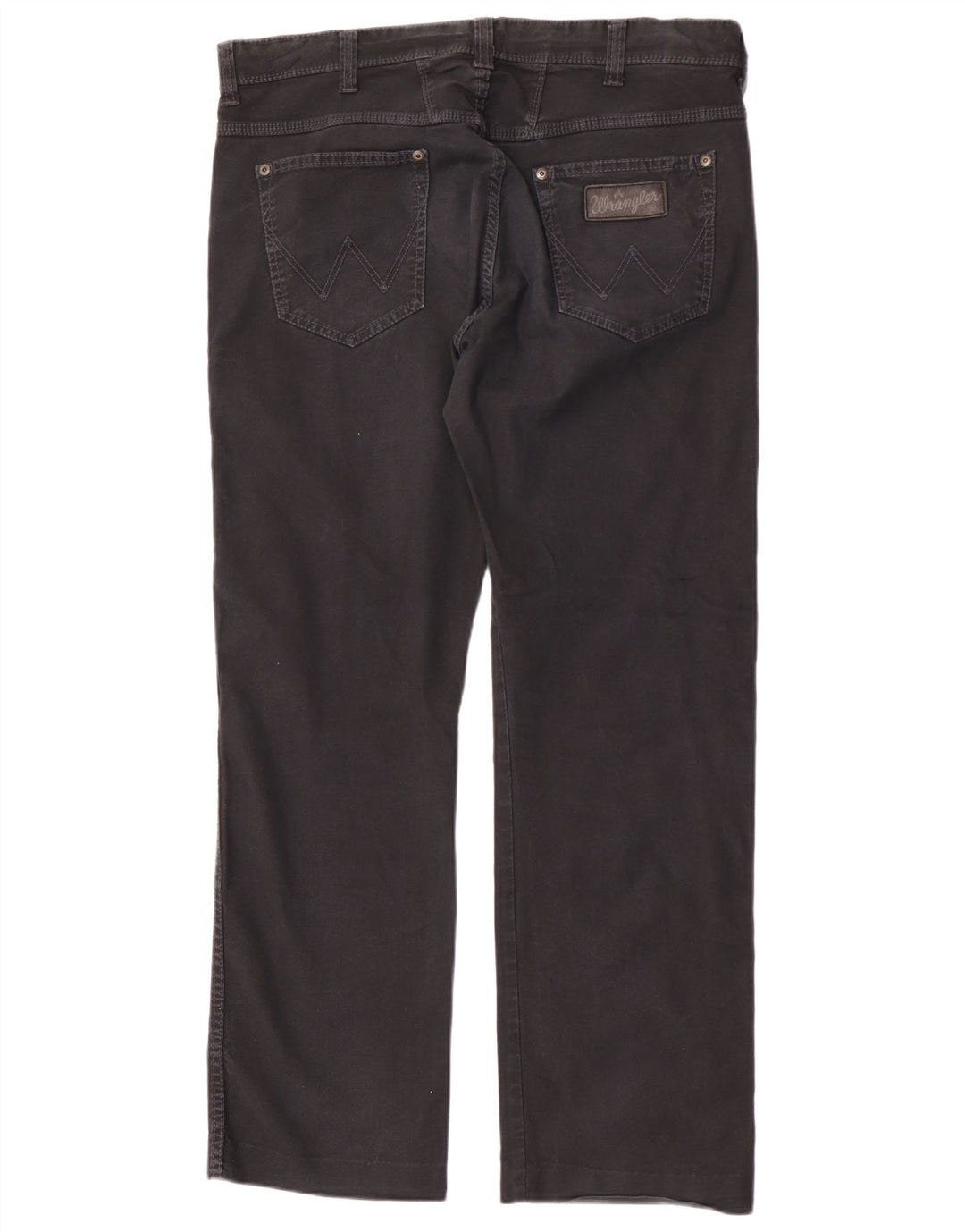 Wrangler muške ravne traperice Clyde W36 L32 crni pamuk