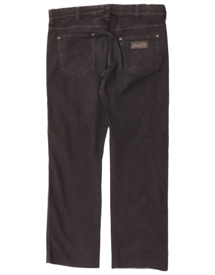 Wrangler muške ravne traperice Clyde W36 L32 crni pamuk