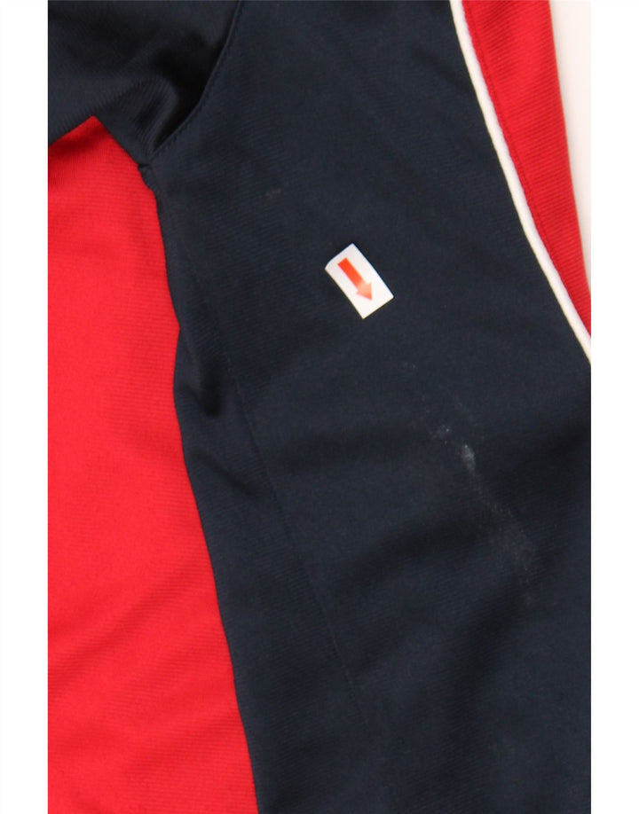 REEBOK Mens Tracksuit Top Jacket XS Red Colourblock Polyester Vintage Reebok and Second-Hand Reebok from Messina Hembry 