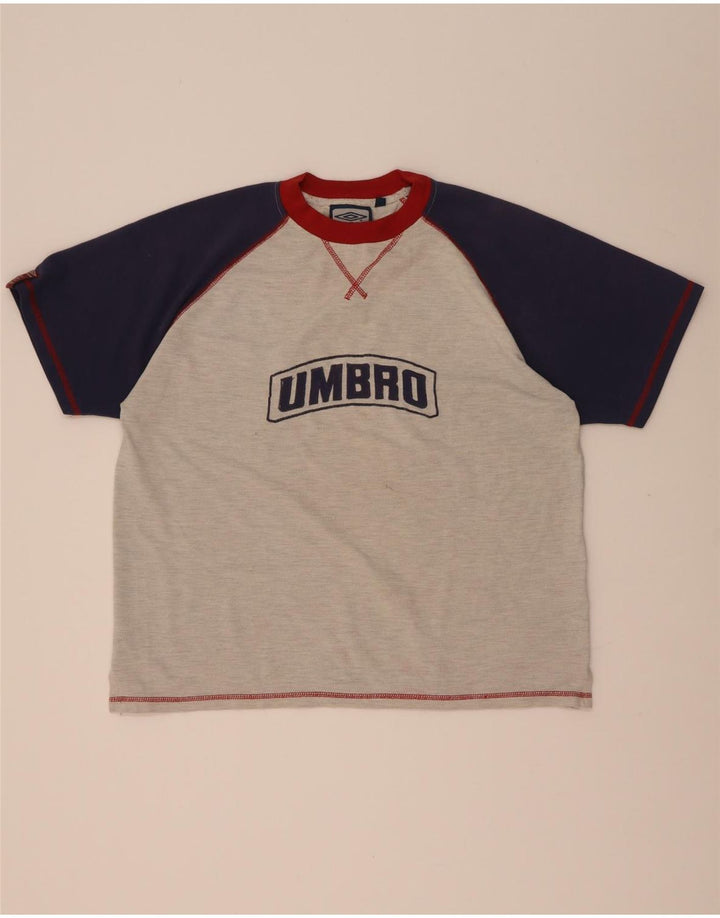 Umbro gornji dio majice s grafičkim motivima, veliki sivi poliester u boji