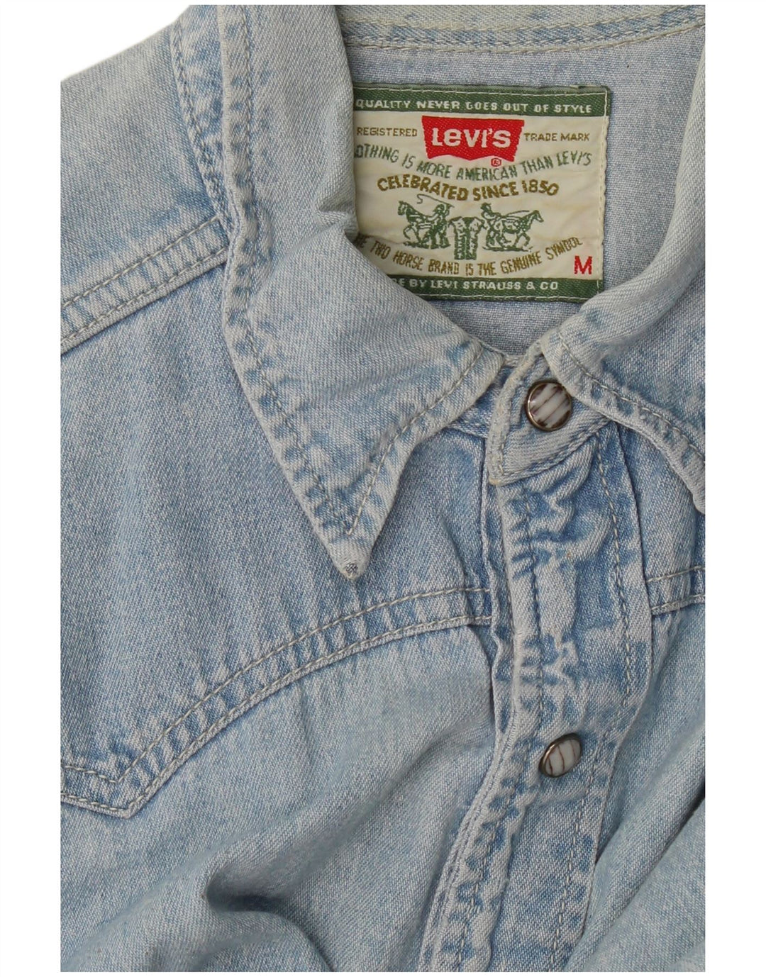 Levi's muška traper košulja srednje plava