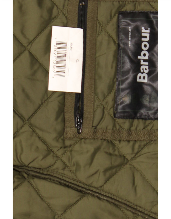 Barbour muška prošivena jakna UK 42 XL zeleni poliester