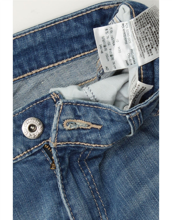 LEVI'S Womens Bermuda Denim Shorts US 10 Large W30 Blue Cotton Vintage Levi's and Second-Hand Levi's from Messina Hembry 