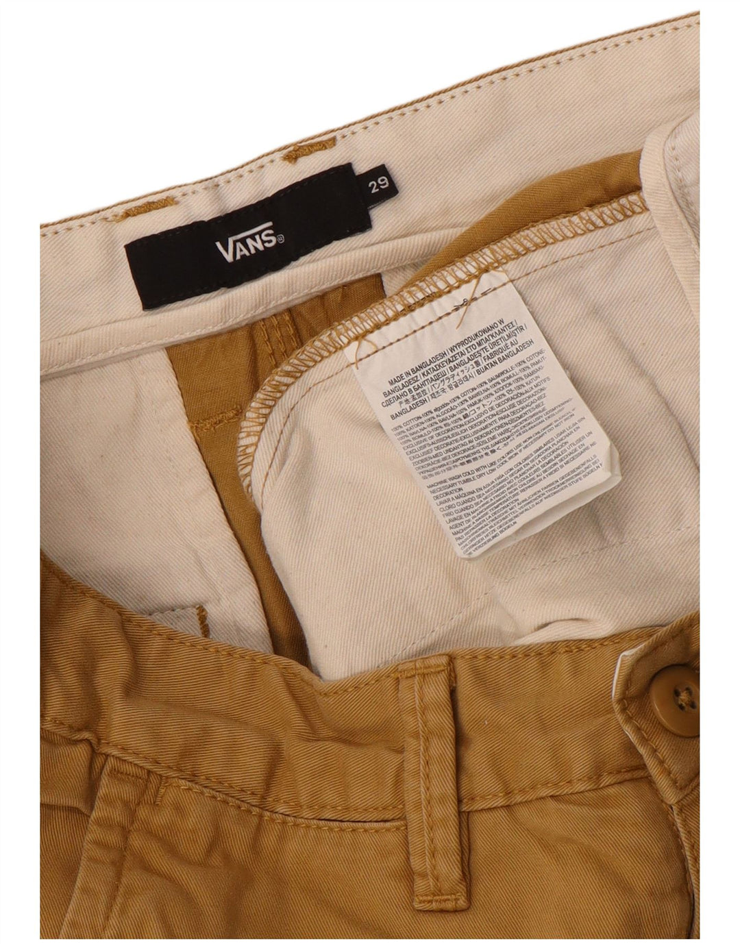 Vans Muške chino kratke hlače W29 male, bež pamuk