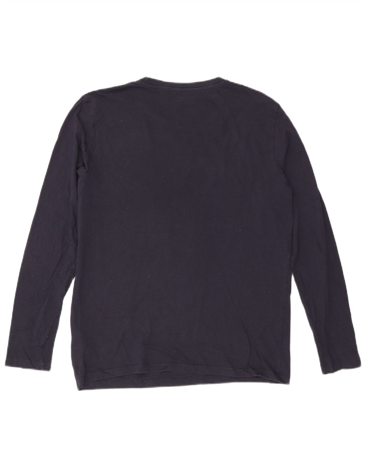 Jack & Jones muška majica dugih rukava, velika tamnoplava pamuk