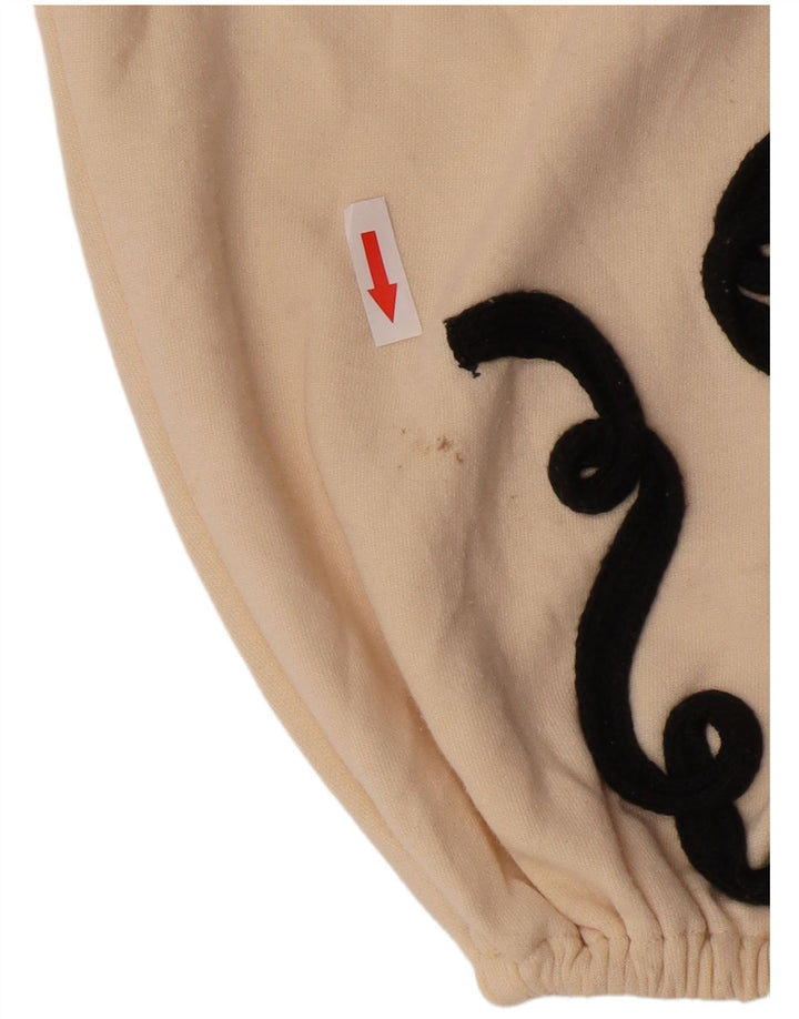 Zara ženski kratki džemperi prekomjerne majice UK 10 Small Beige