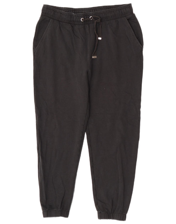 Marks & Spencer Ženska trenirka Hlače Joggers UK 14 Veliki crni pamuk