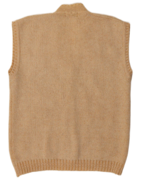 NAGPAL ženski džemper bez rukava UK 16 Veliki bež cvjetni