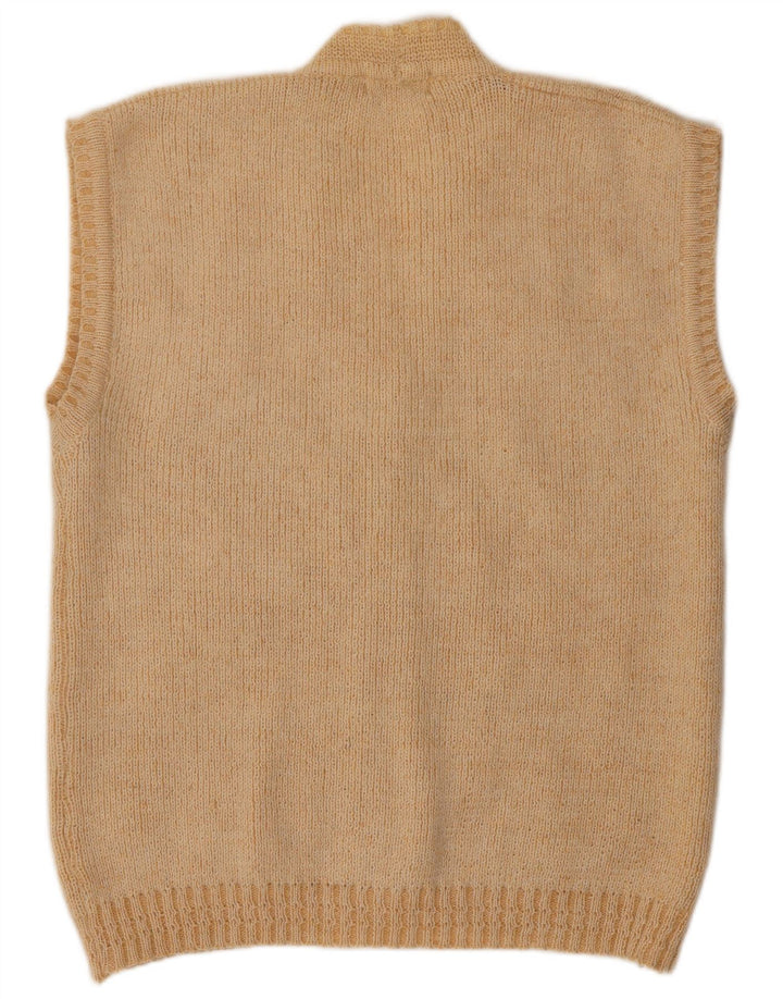 NAGPAL ženski džemper bez rukava UK 16 Veliki bež cvjetni