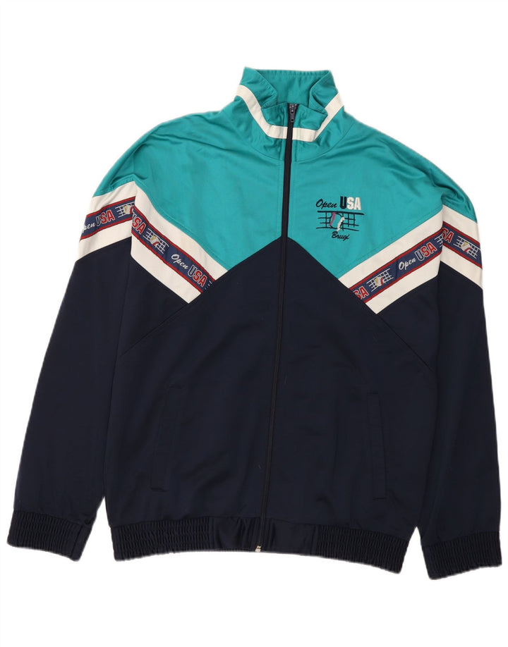 Muška trenirka Brugi USA Graphic Gornja jakna srednje tamnoplave boje