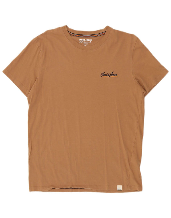 Jack & Jones muška majica kratkih rukava Veliki smeđi pamuk