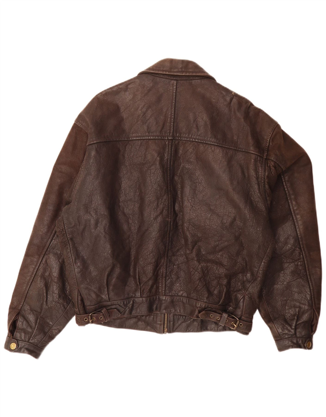 Vintage muška kožna jakna IT 50 Large Brown