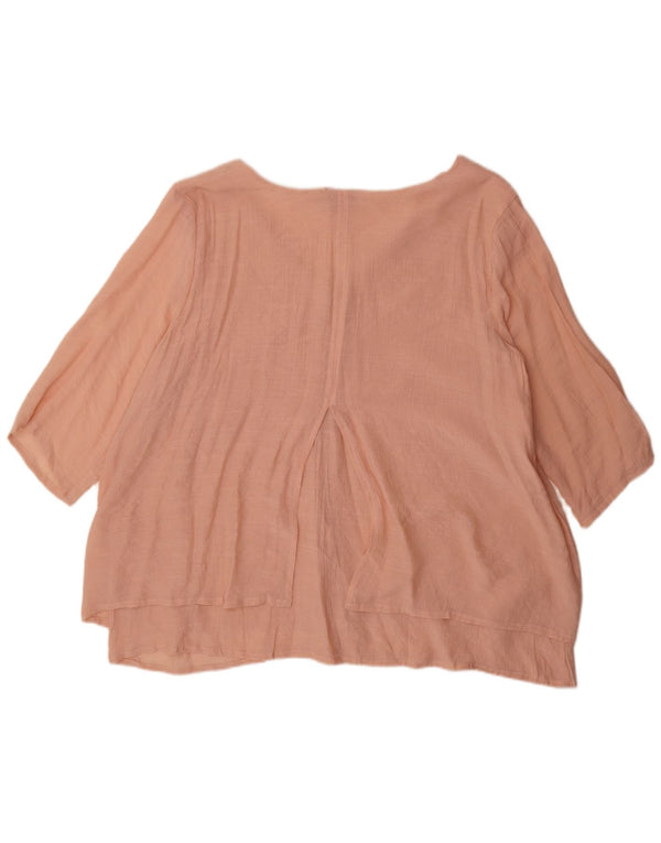 Marks & Spencer ženski top s 3/4 rukavima UK 18 XL od ružičaste viskoze