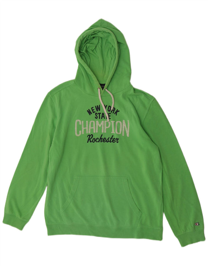 Champion muška majica s kapuljačom XL, zeleni poliester
