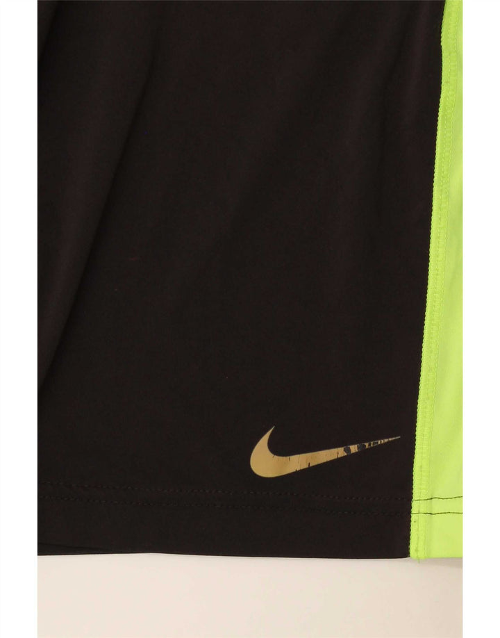 Nike muške Dri Fit sportske kratke hlače velike crne boje od poliestera