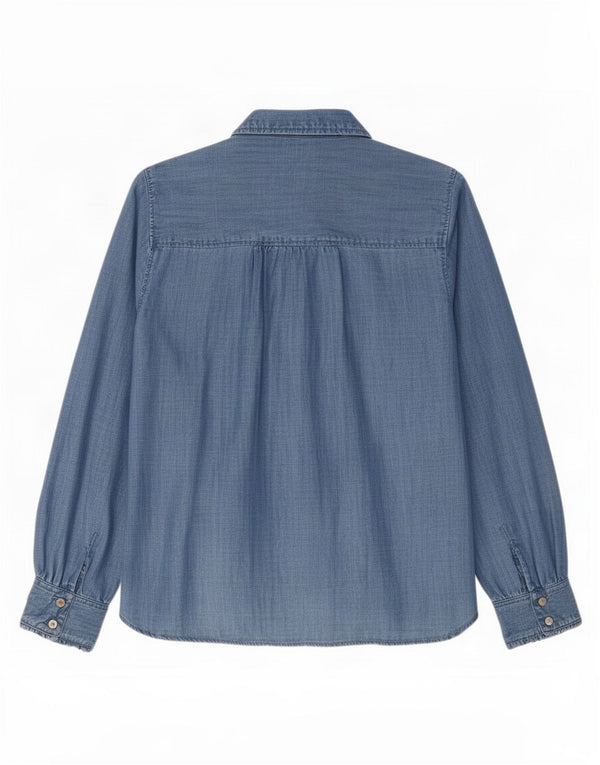 Marks & Spencer ženska traper košulja UK 16 Large Blue Lyocell