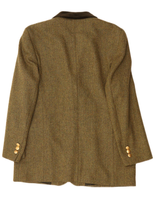 Basler ženski sako sa 3 gumba UK 16 Large Green Herringbone Classic