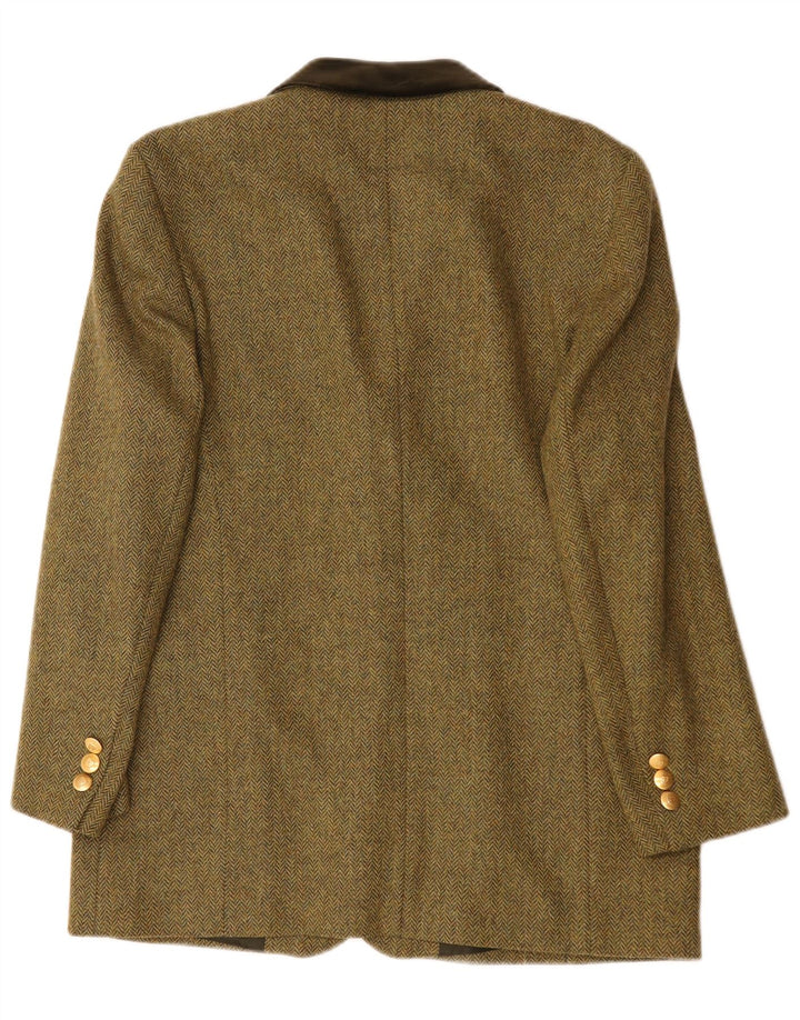 Basler ženski sako sa 3 gumba UK 16 Large Green Herringbone Classic
