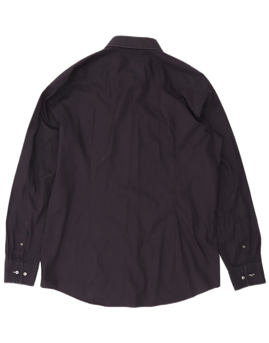 HUGO BOSS Muška uska košulja veličina 44 17 1/2 XL tamnoplavi pamuk