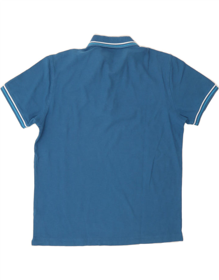 LOTTO Mens Polo Shirt Large Blue Cotton Vintage Lotto and Second-Hand Lotto from Messina Hembry 
