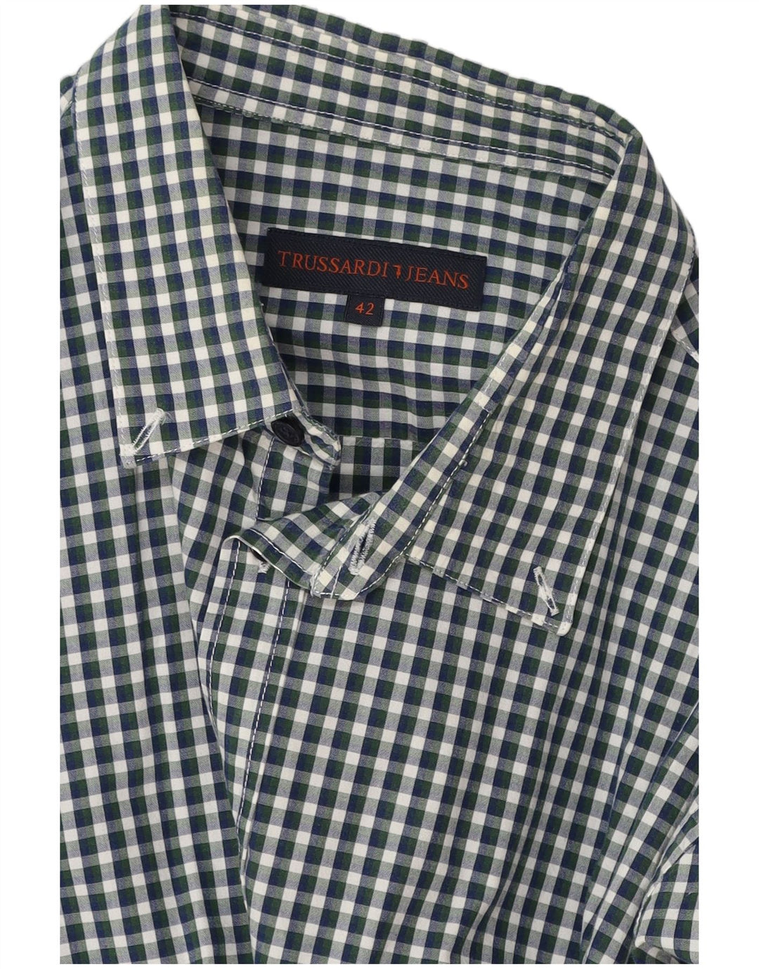 Trussardi Jeans muška košulja, veličina 42, veliki višebojni gingam