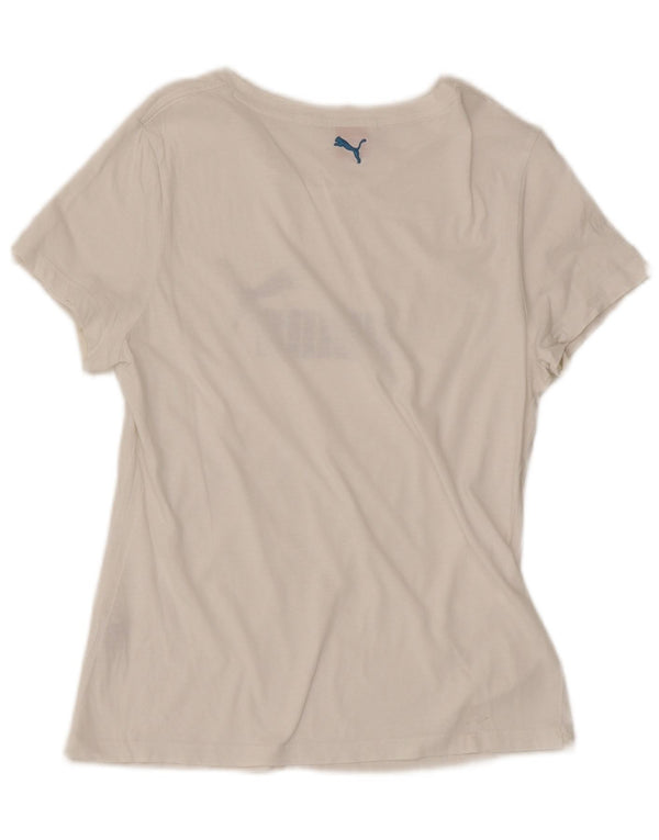 Puma ženska majica kratkih rukava s grafičkim motivima UK 14 Large White