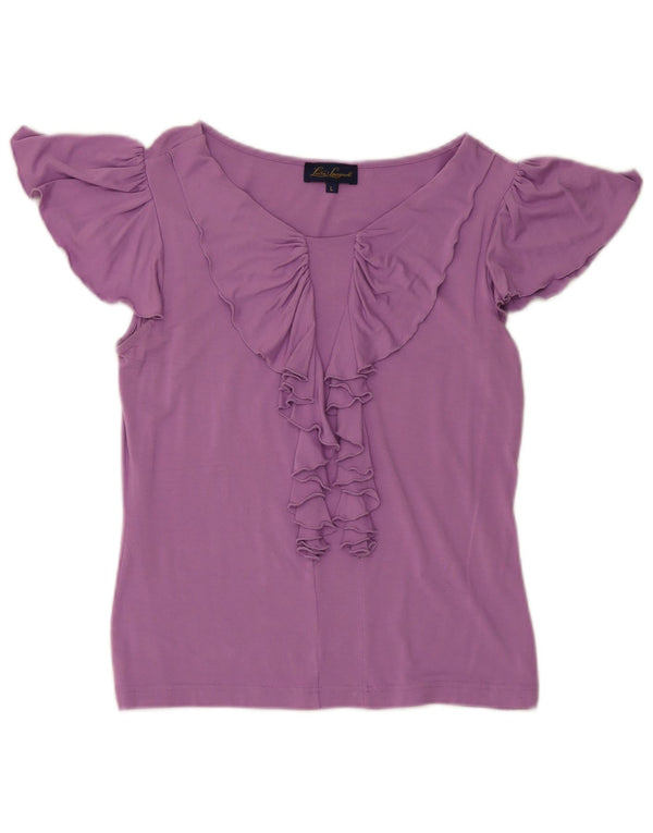 Luisa Spagnoli Ženska majica kratkih rukava UK 14 Large Purple
