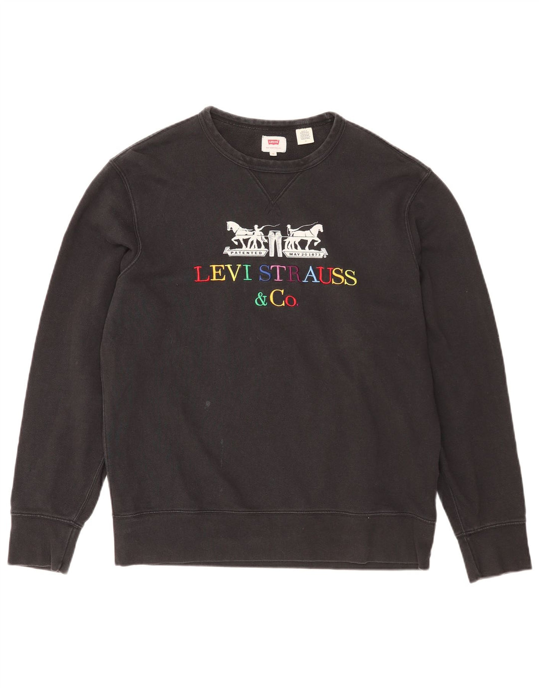 Levi's muška trenirka s grafičkim motivima Srednji crni pamuk