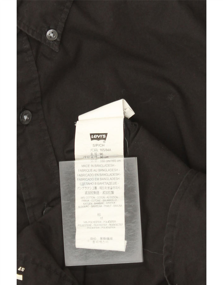 Levi's muška košulja mala crna pamučna