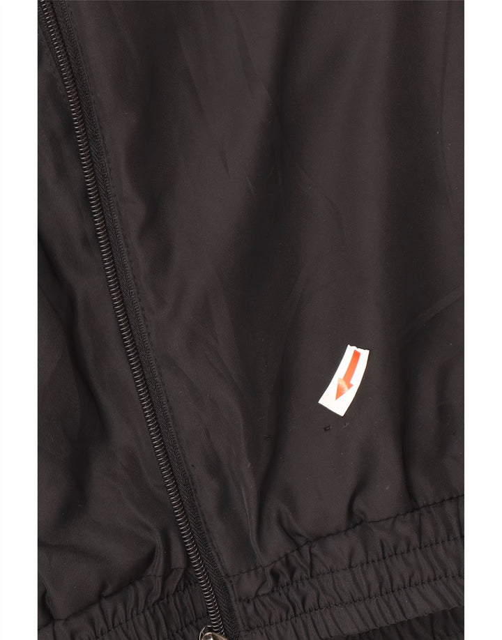 Fila muška bomber jakna s kapuljačom UK 38 srednje crne boje poliester