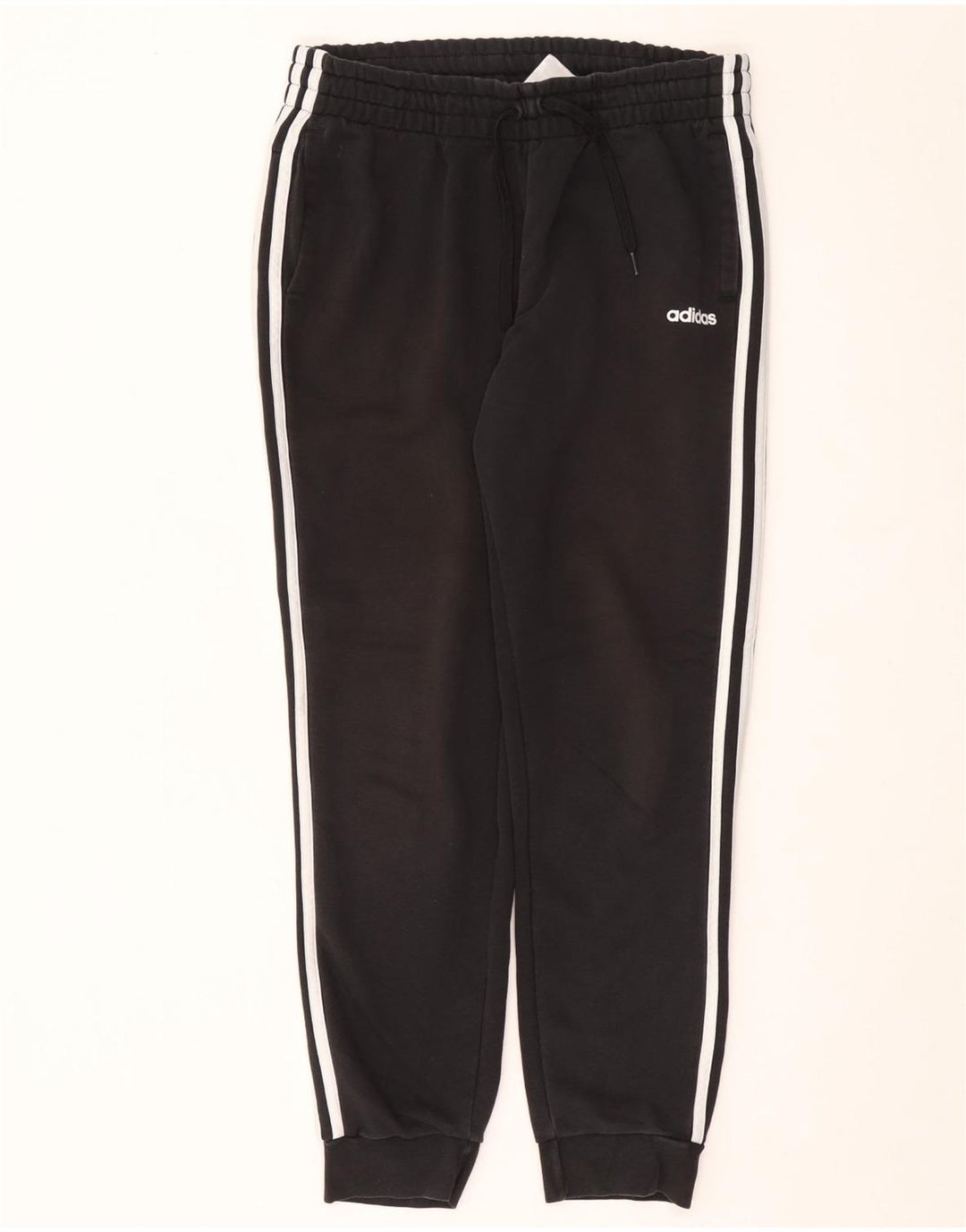 ADIDAS Ženska trenirka Hlače Joggers UK 16/18 Veliki crni pamuk