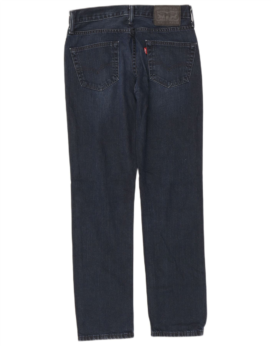 LEVI'S Mens 511 Slim Jeans W29 L32 Navy Blue Cotton