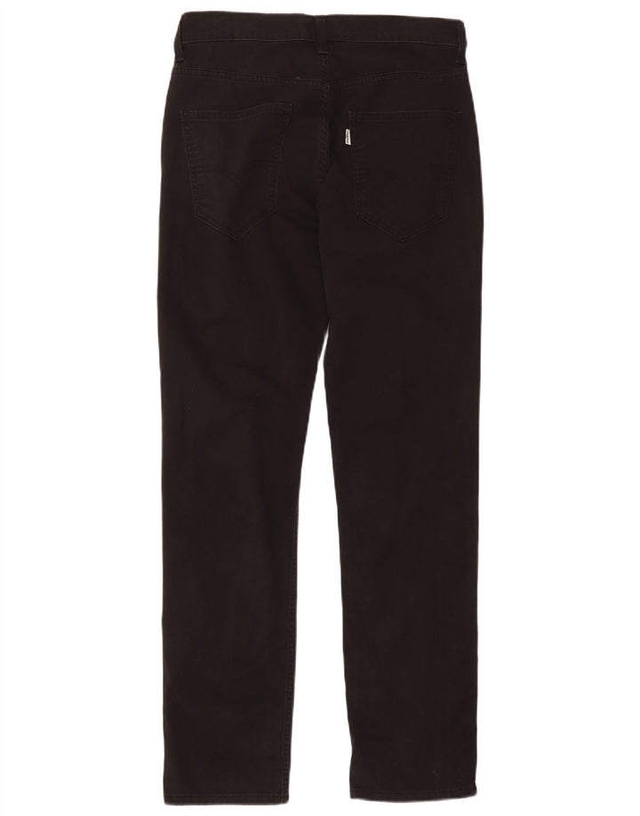 Levi's ženske uske traperice W29 L32 crni pamuk