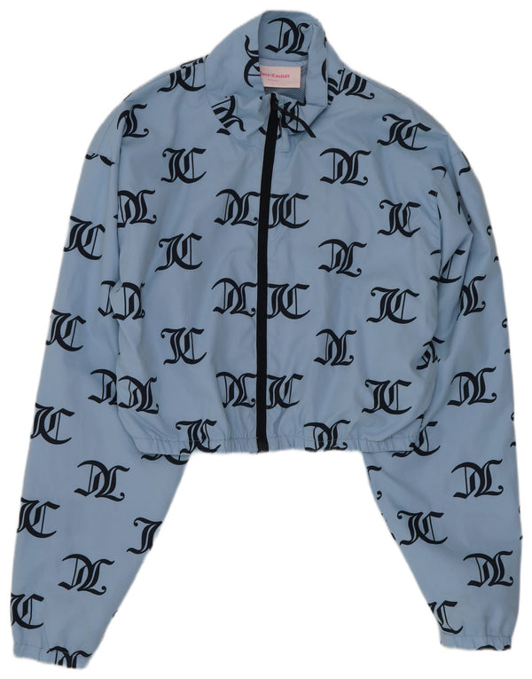 Juicy Couture ženska gornja jakna trenirke Graphic Crop UK 14 Large Blue