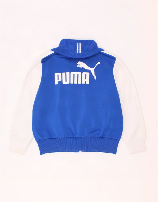 Puma Boys Graphic Trenirka Gornja jakna 3-4 godine plava poliesterska boja