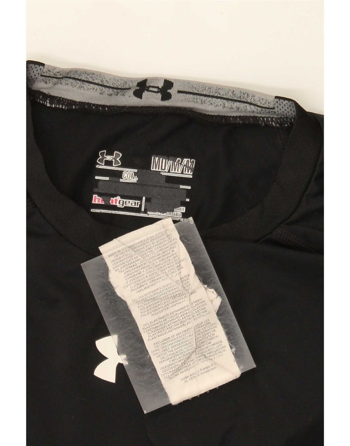 Under Armour muška majica Heat Gear Srednji crni poliester