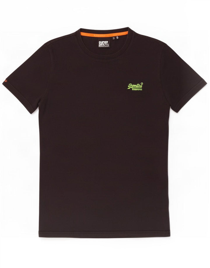 Superdry muška majica kratkih rukava Mala crna pamučna majica