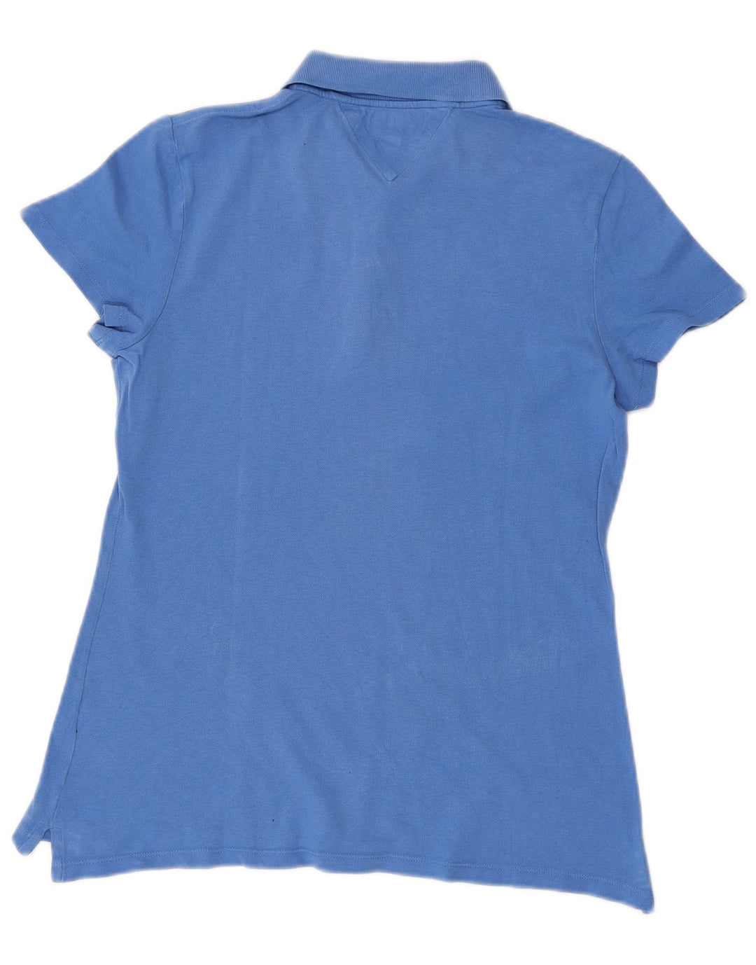 TOMMY HILFIGER Ženska klasična polo majica UK 12 srednje plava