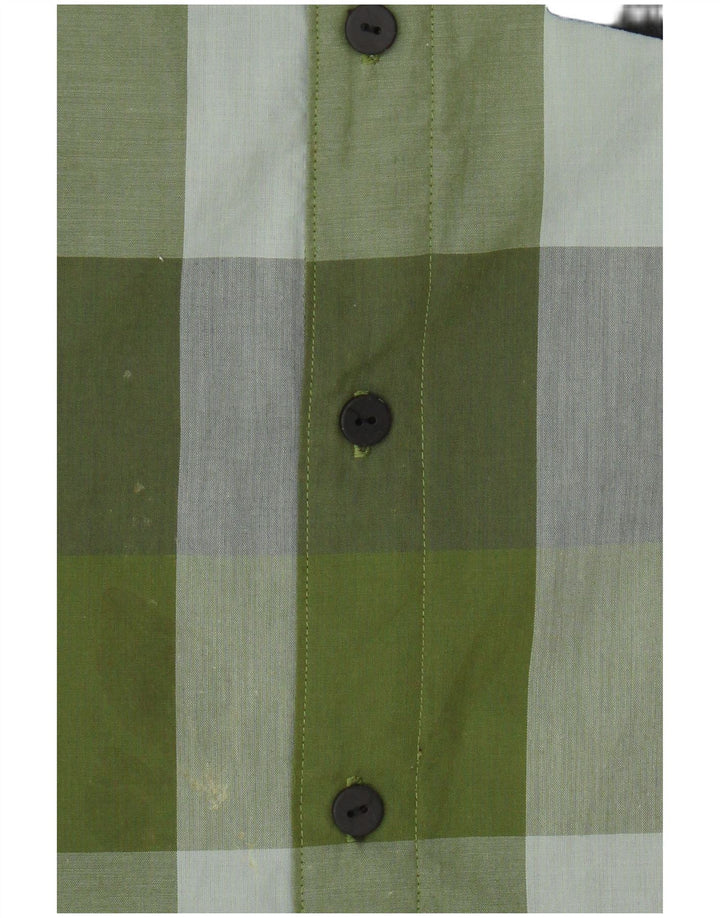 Adidas muška košulja UK 40/42 srednje zelena karirana poliester