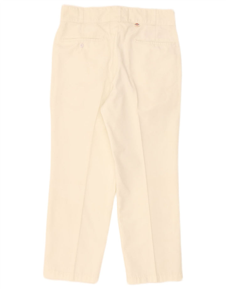 Dickies ženske ravne chino hlače W34 L26 bijeli poliester