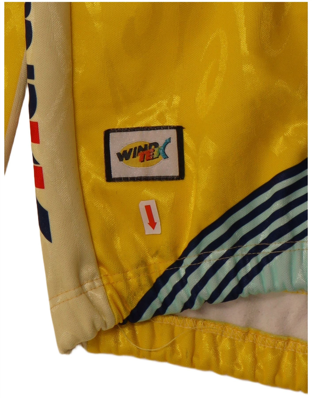 Asics muška trenirka s grafičkim motivima, velika jakna od poliestera žute boje