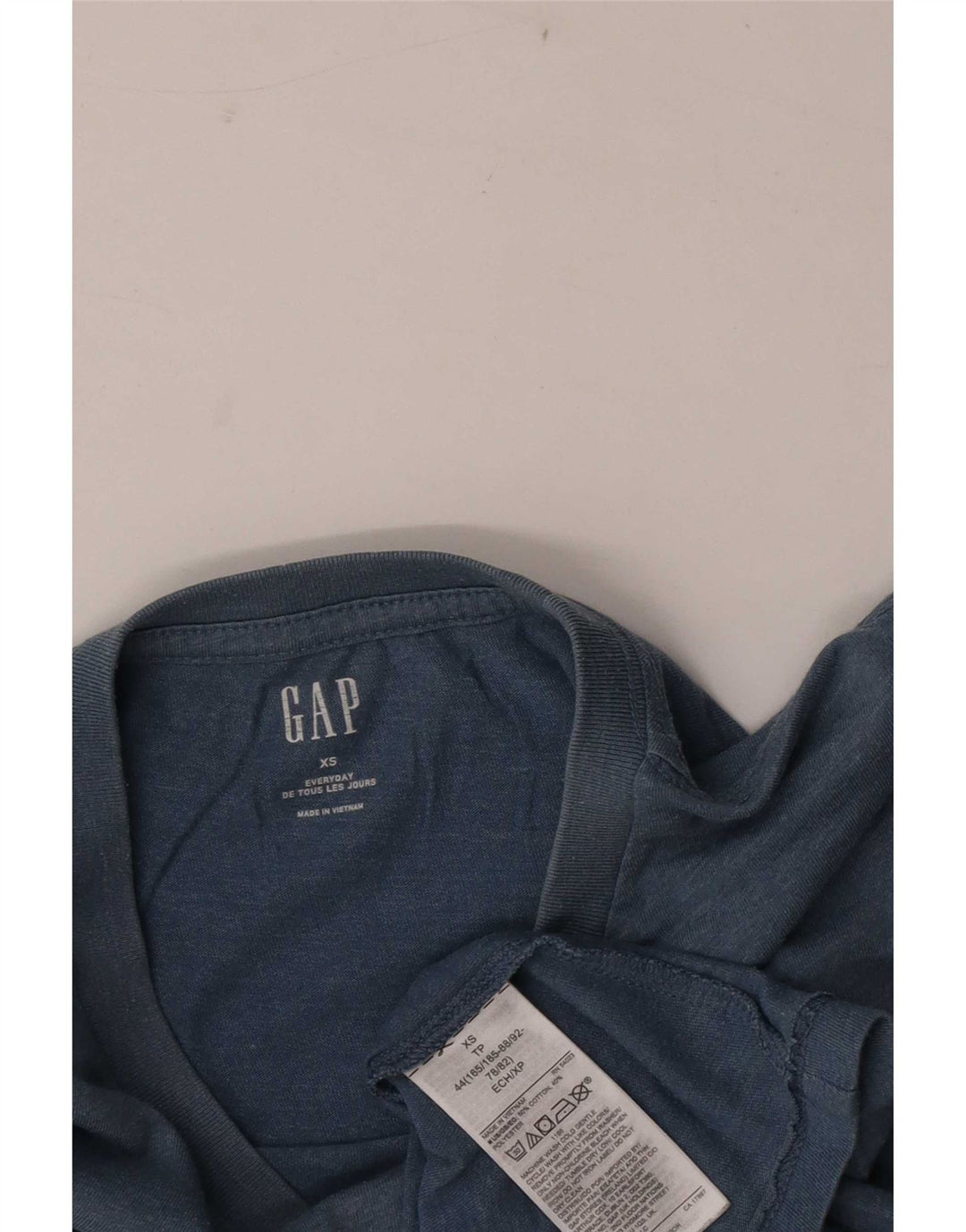 Gap muška majica kratkih rukava XS plavi pamuk