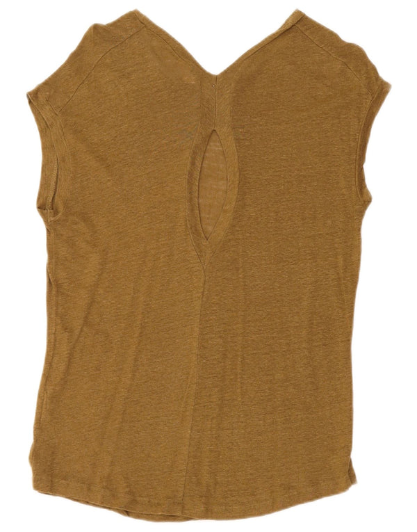 Zara ženska bluza Top UK 10 Small kaki