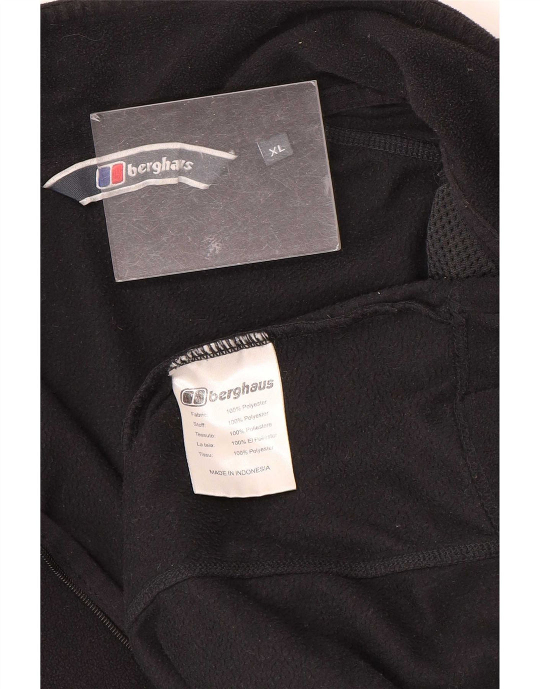 Berghaus muški džemper od flisa s patentnim izrezom XL crni poliester
