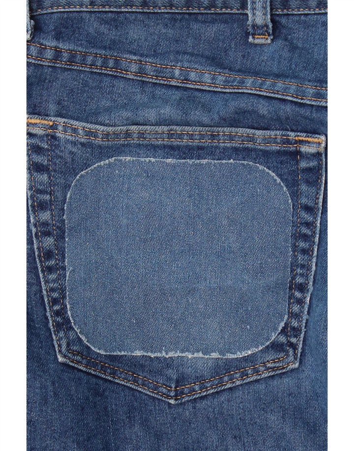 Wrangler ženske ravne traperice regularnog kroja W40 L29 plavi pamuk