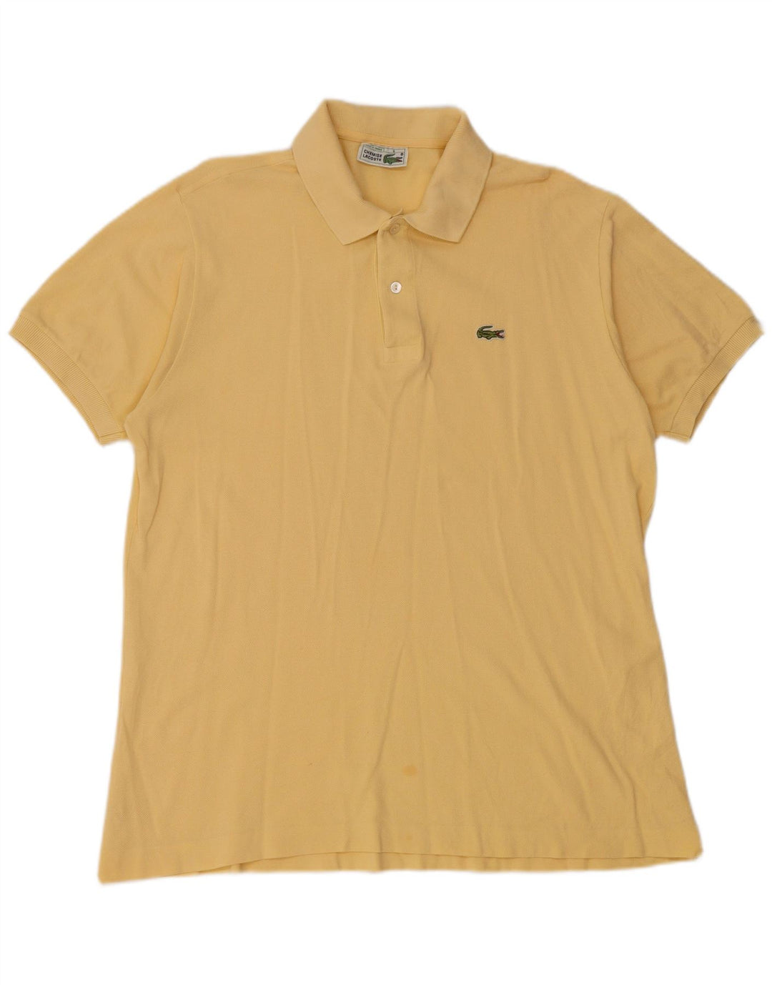 LACOSTE Muška polo majica Veličina 6 XL Žuti pamuk
